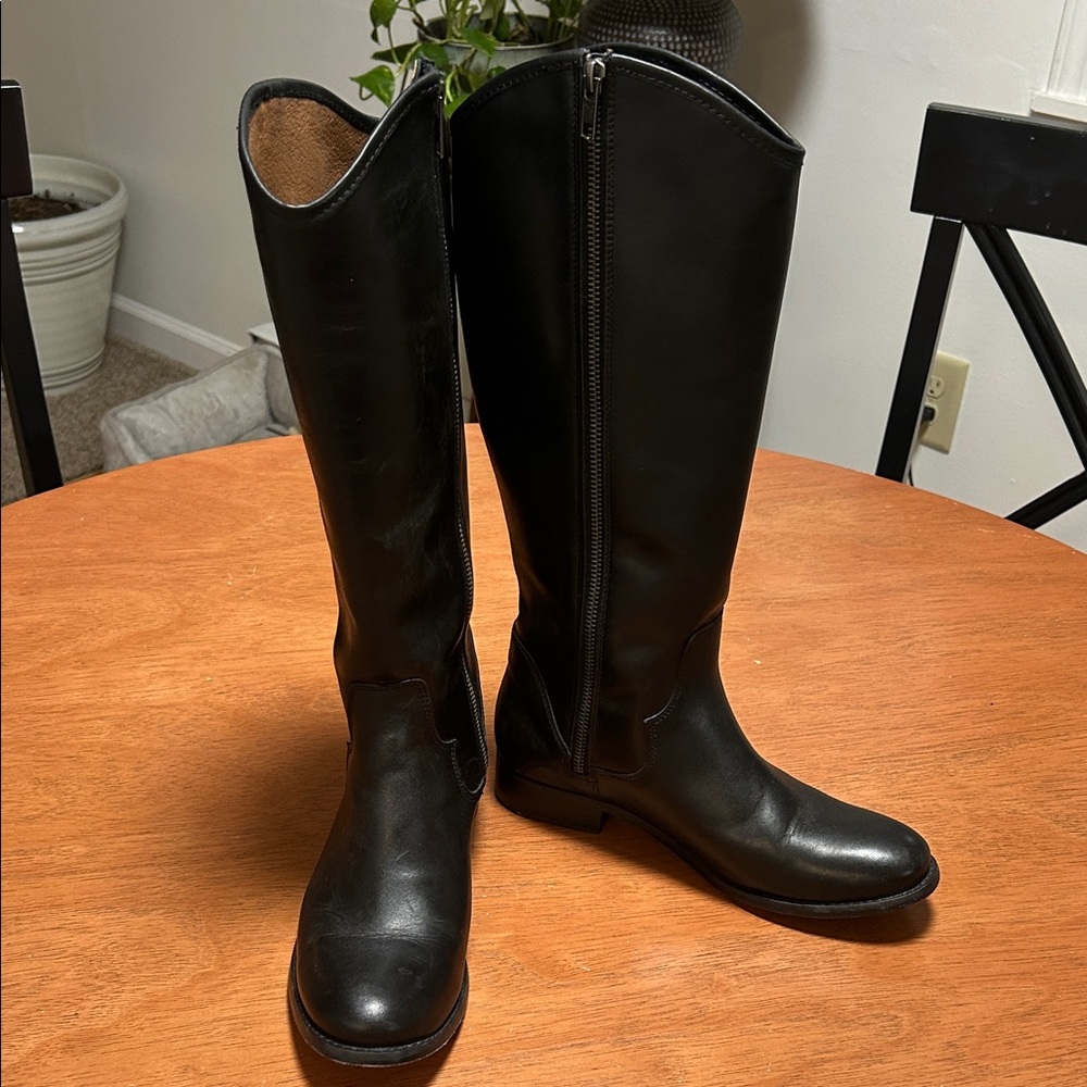Frye Melissa Zip Riding Boots